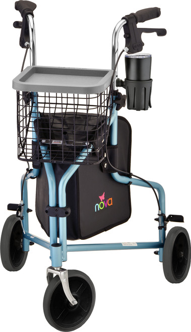 NOVA TRAVELER 3 WHEEL ROLLING WALKER