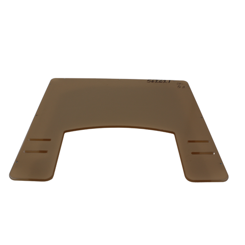 Therafin Tray - Clear Polycarb with woodtrim  NO Hardware- 23.5"W x 21.5" D