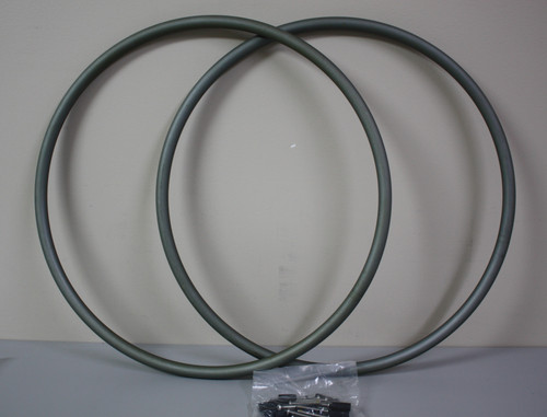 OPEN BOX- 24in Aluminum Anodized Handrim Replacement w/Hardware