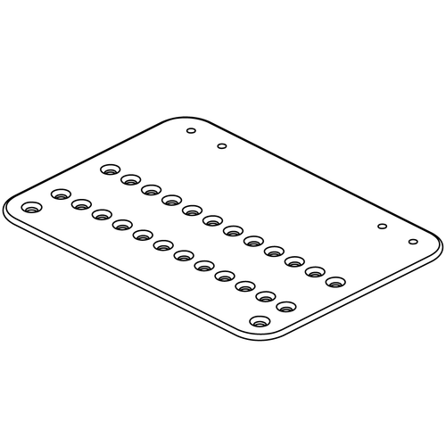 FOOTPLATE,8" X 11" ANGLE ADJUSTABLE,D-1000-106-C