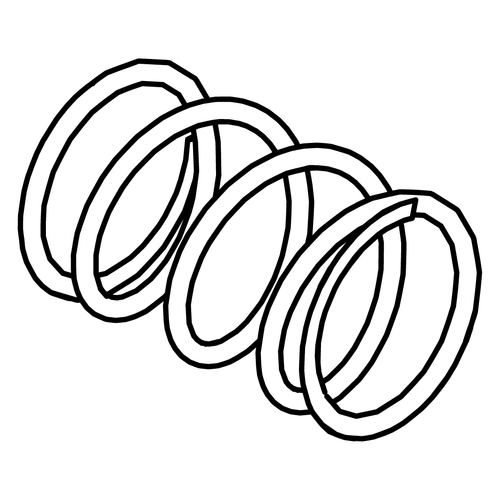 SPRING,COMPRESSION,0.563" FL X 0.360" OD X 0.032" WIRE DIA X RATE: 2.328N/MM,B-1010-064,(LEE SPRING: LC-032E-2-M)-L