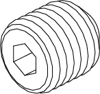 SCREW,SET,M8-1.25 X 8MM,CUP POINT W/NYLON PATCH-FF