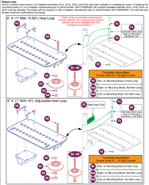 Angle Adj FootPlate,6"x 11"Style#7SWA Style#12 ELR