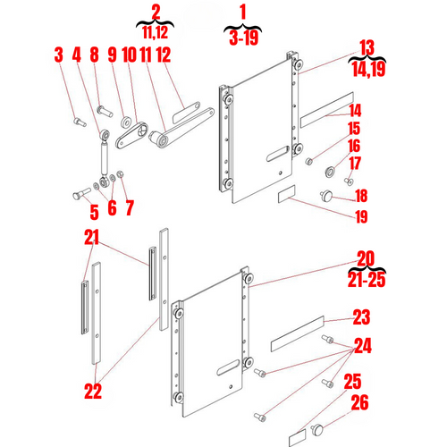 Backrest Fixed-Sliding