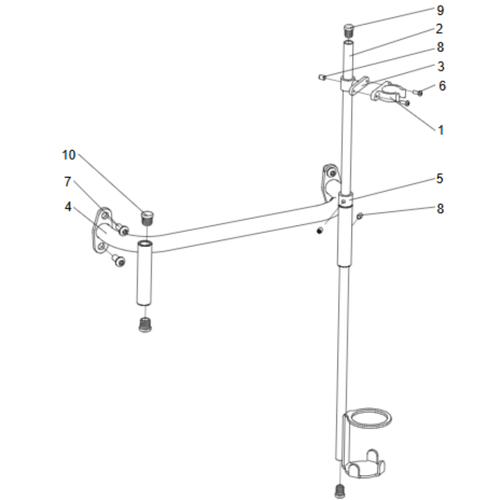 CANE HOLDER KIT MPS