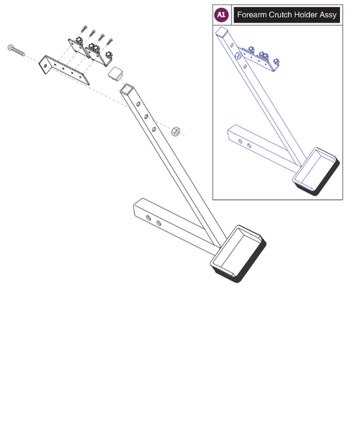 Forearm Crutch Holder