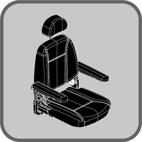 Comfort Seat, 115° Ltd. Recline