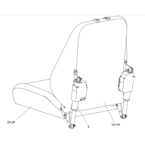 MPS PWR Rec MPS Seat For STD Arms