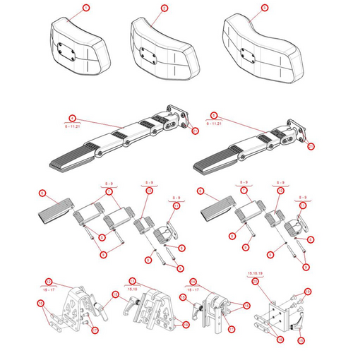 Permobil Originals - Headrest