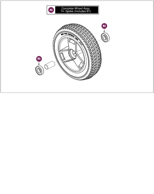 Front Wheel, 4-Wheel