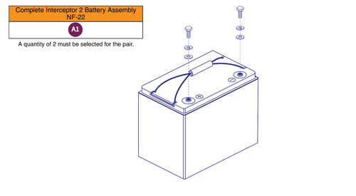 NF22 Battery Assembly, Interceptor 2