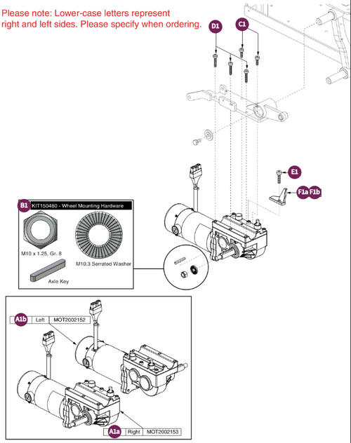 LINX Drive Motor Assy