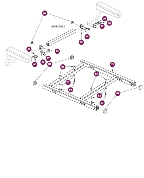 HFrame-Sq Frame Blast SolidSeat LTD REC Pin 16-20W