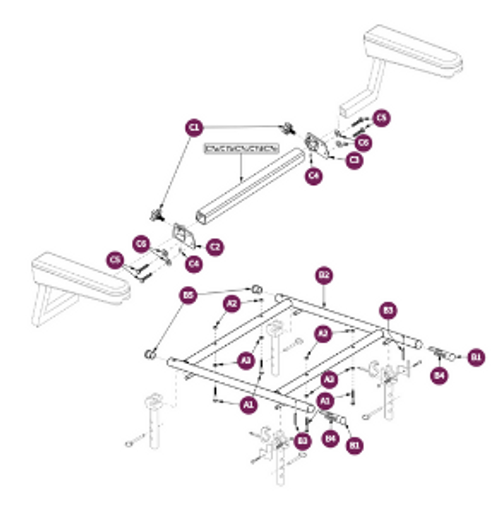Pinchless Hinge, Solid Seat Pan