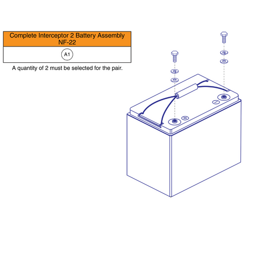 NF22 Battery Assembly, Interceptor 2
