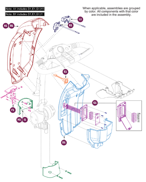Front Tiller Shroud Assy, Victory 9.2, 10.2