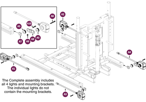 Standard Config. Light Assembly, TB3