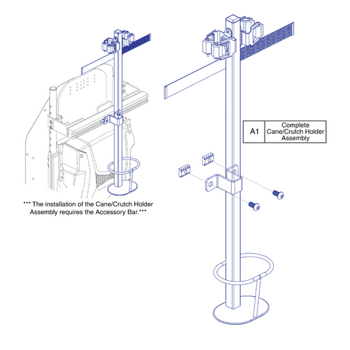 Cane / Crutch Holder, TB3