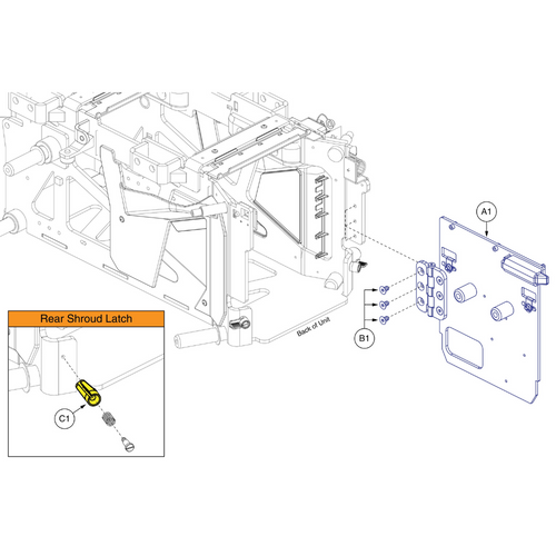 Rear Door Assembly, Q6 Edge Stretto