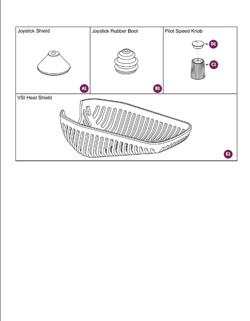 P&G Joystick Replacement Parts