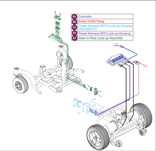 GC3 Electronics Assy, Go-Chair 2016