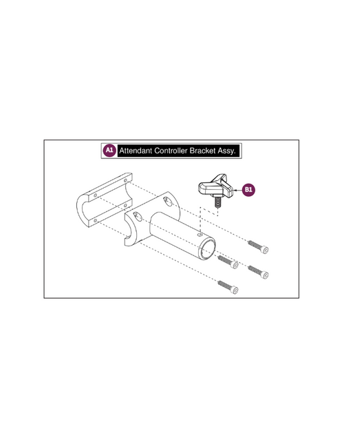 Attendant Controller Bracket Assy