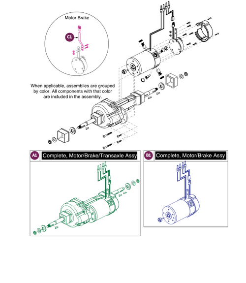 Feishen T2,Transaxle/Motor/Bake Assy,V10/Sport