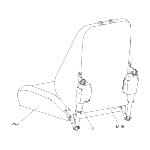 MPS PWR REC MPS SEAT FOR STD ARMS