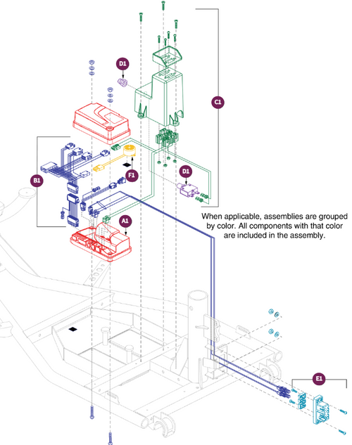 4 Wheel R-Series Controller Assy, Victory 9.2
