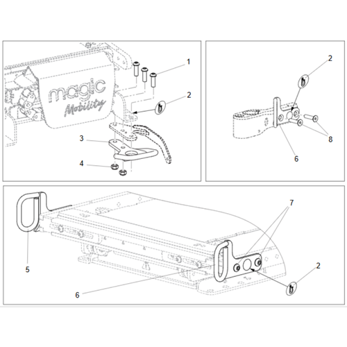 X8 TIE DOWN KITS (TRANSIT)