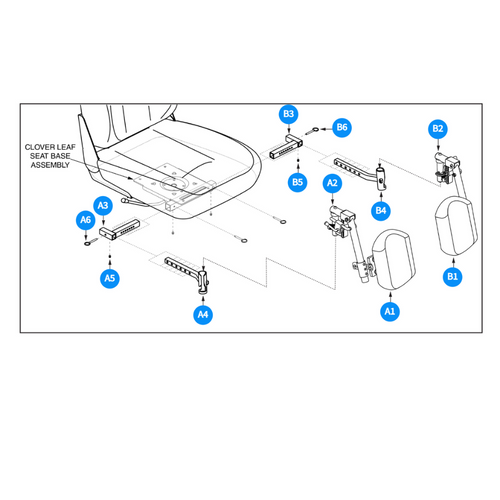 Style #12 ELRs w/Resid Limb Supports,Clover Seat