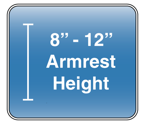 8"-12" Height HD Removable Armrests
