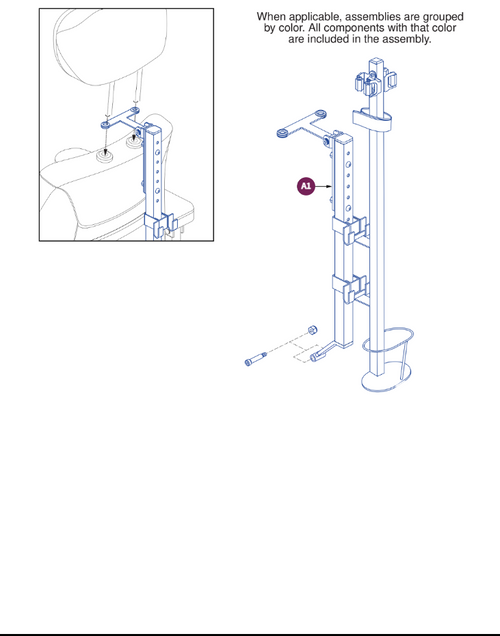 Cane/Crutch Holder Assy