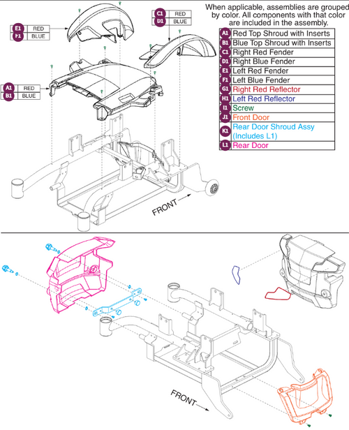 Shroud Assy, Elite 14