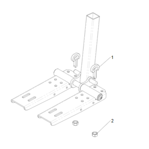 FIXED CENTRE LEGREST FOOTPLATE