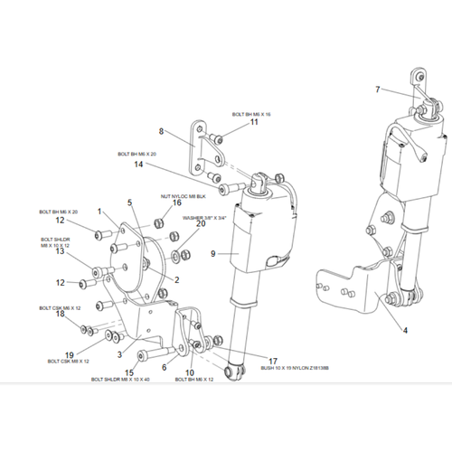 Power Back Kit ASP MPS Back