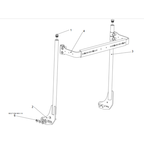 Rehab Fixed Canes ASP For STD Arms