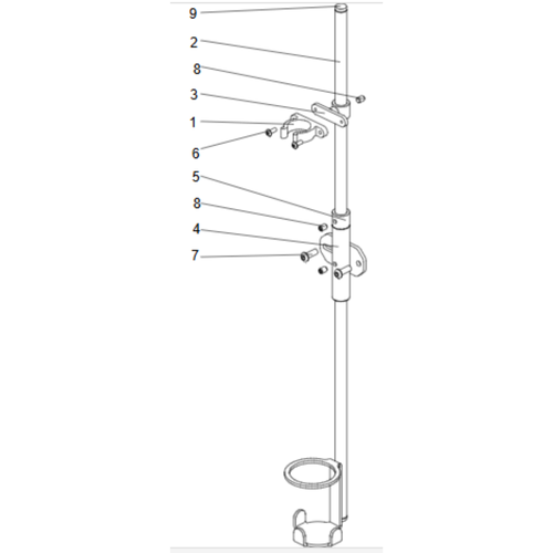 CANE HOLDER KIT REHAB