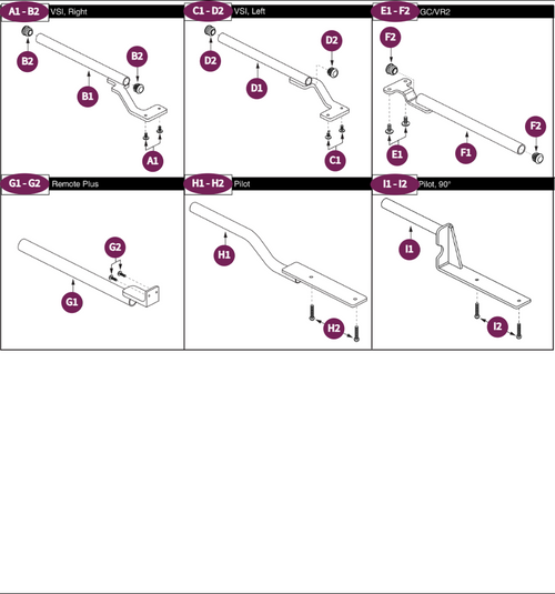 PG Drive Lines Controller Brackets