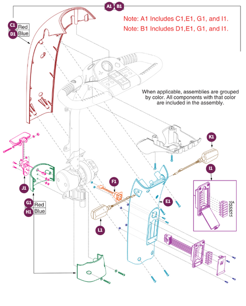 Front Tiller Shroud w/Lighting Assy, VSportS710DXW