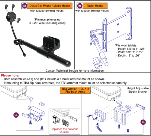 Cell Phone and Tablet Holder