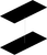 EUSABLE FASTENER,HOOK & LOOP,BLACK,4" X 7",W/ADHESIVE BACK,#0115,B STOUT,SET