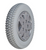 Wheel Assembly Gray Tire 14x3 flat free
