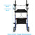 NOVA PHOENIX RISE UP ROLLATOR