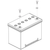 BATTERY,GEL,GROUP 34,W/FLUSH MOUNT TERMINALS,H-1000-140