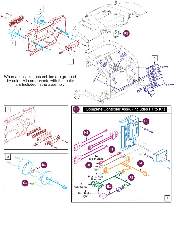 12KPH Rear Electronics Assy w/Hella Lighting
