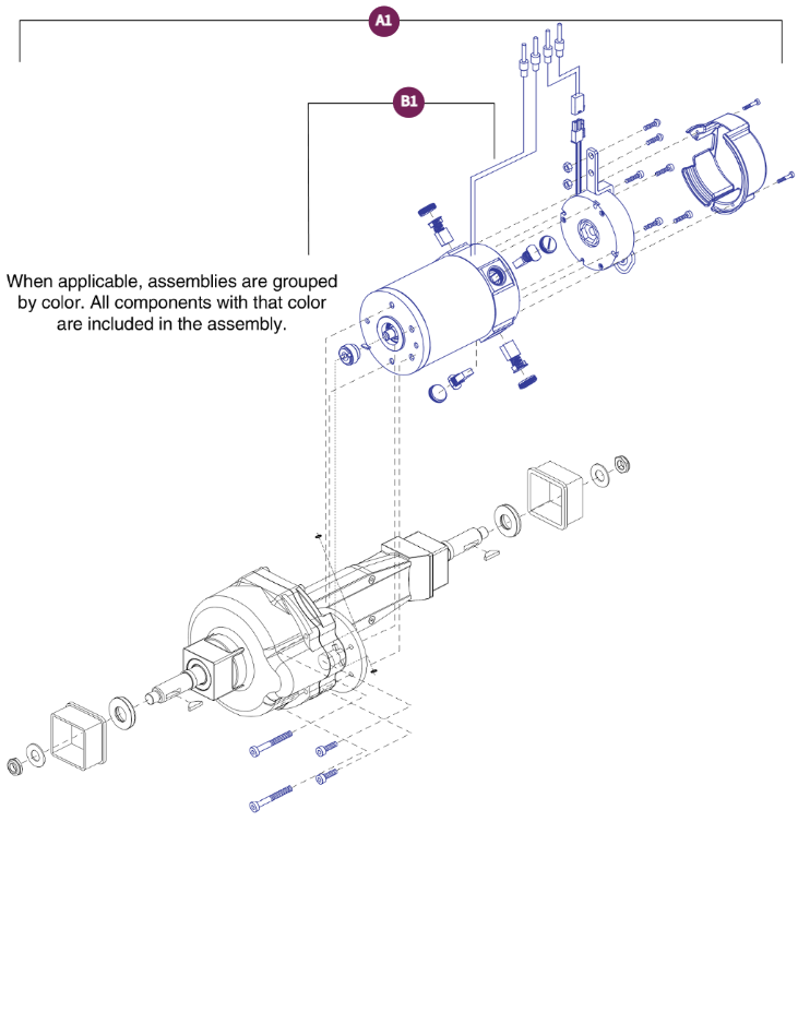Feishen T2 Motor (For Model# End in 1014&Prior)