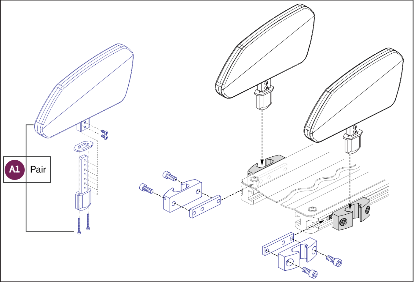 Clothing Guard, TRU Balance® 3 Channel Mounted