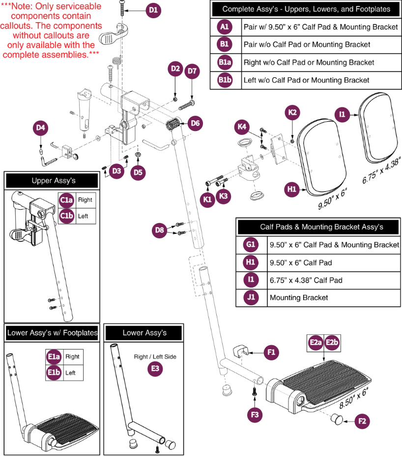 Style #12 ELR w/8.5" x 6" Footplate