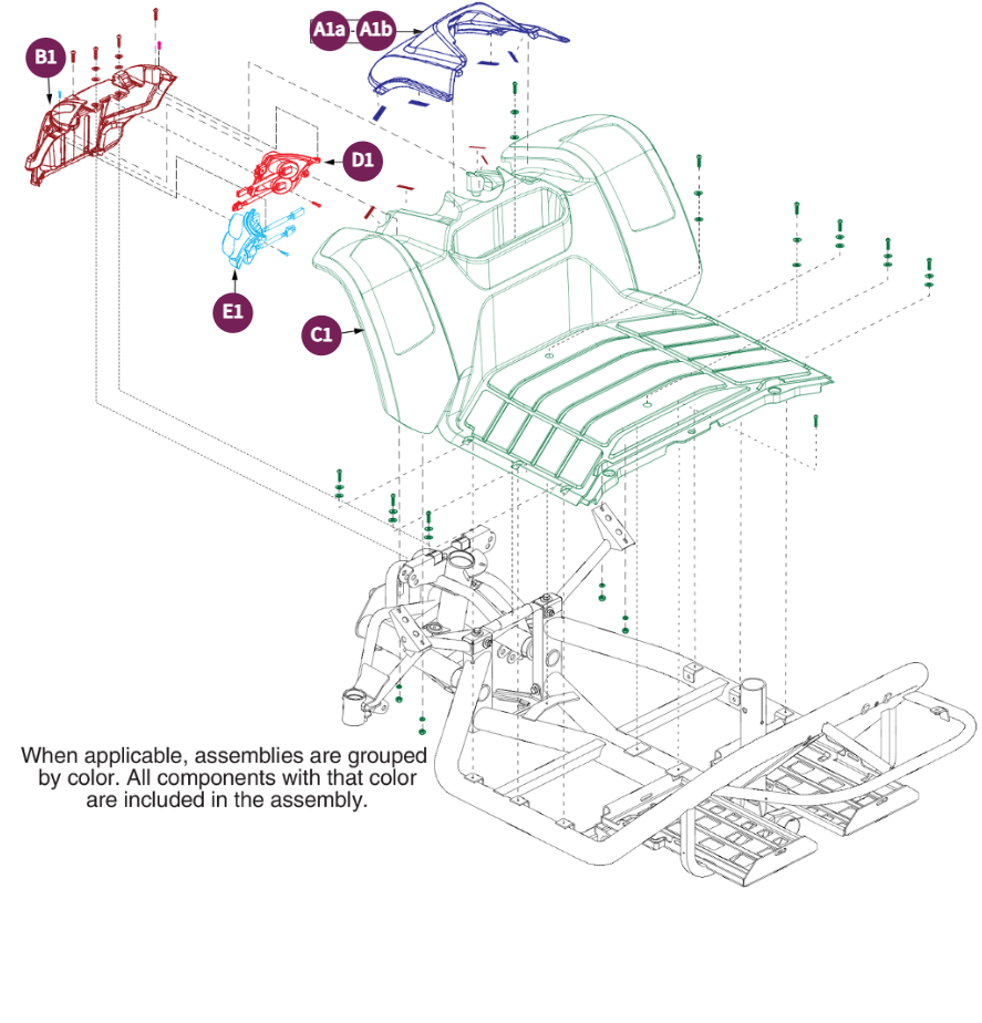 Main, Hood, Grill Shroud
